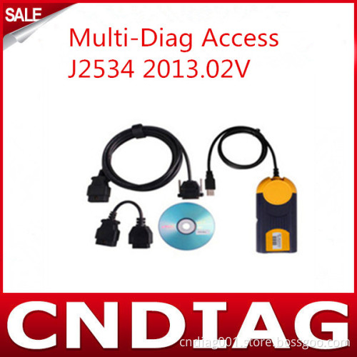 Excellent Quality Latest 2013.02V Multi-Diag Access J2534 Passthru OBD2 Device